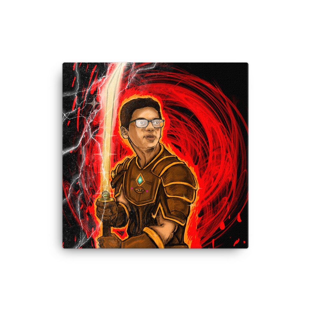 Anish Giri Najdorf Sicilian Canvas Print