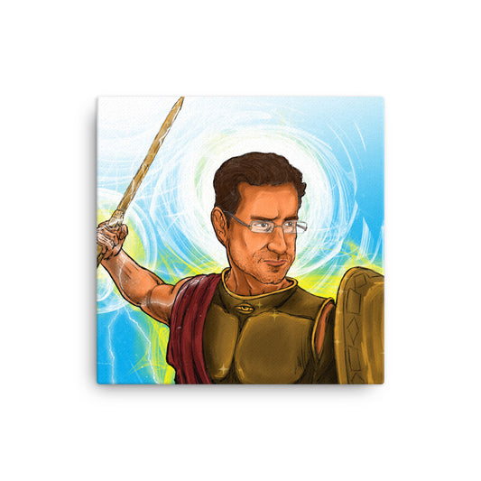 Vigorito Symmetrical English Canvas Print