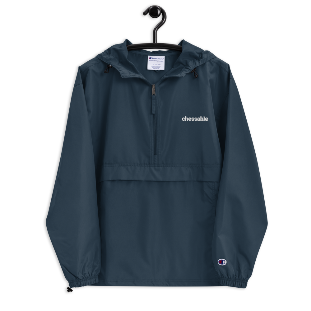 Embroidered Champion Packable Jacket
