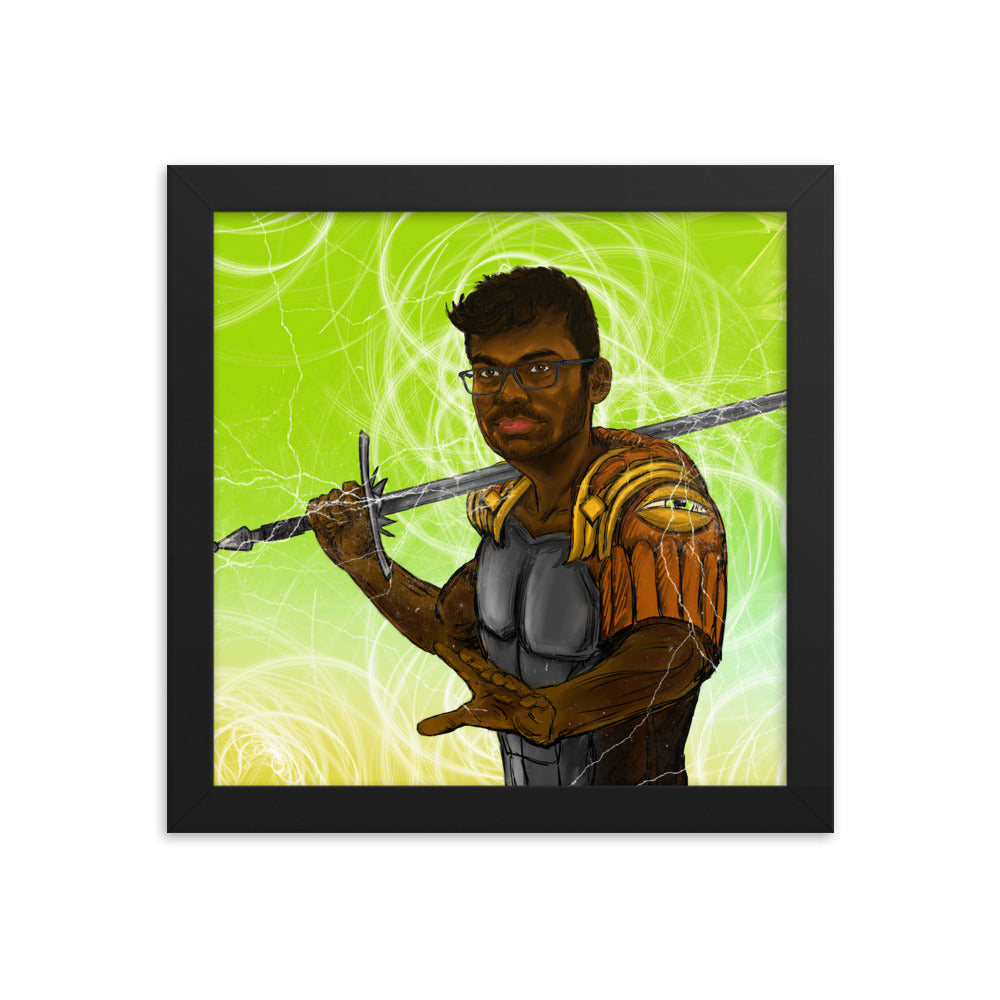 Sethuraman's 1. e4 e5 Framed Poster