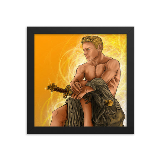 Jan Gustafsson's 1. e4 e5 Framed Poster