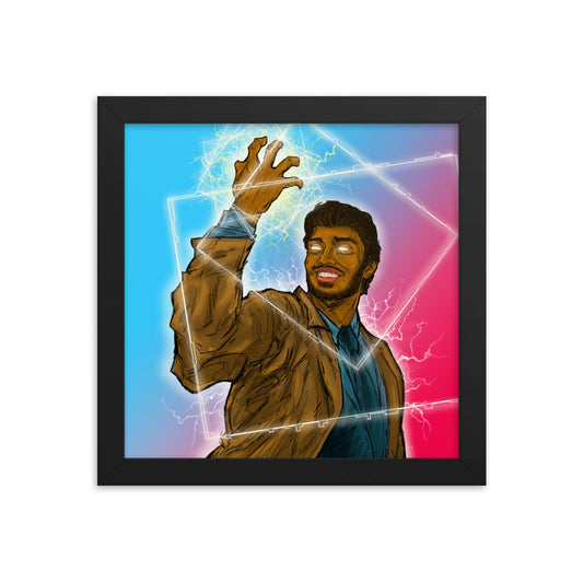 Adhiban 1.e4 Framed Poster