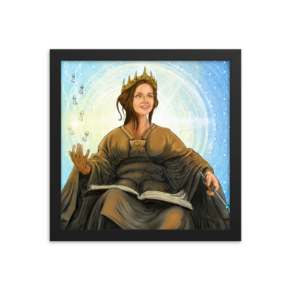 Sopiko Guramishvili Queen's Gambit Accepted Framed Poster