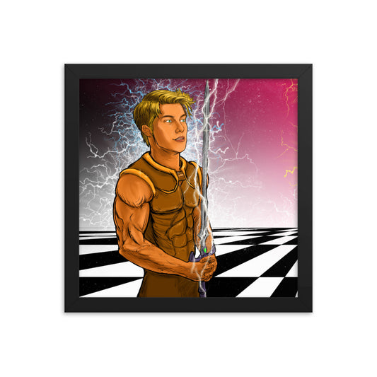 Warmerdam Queen's Gambit Janowski Framed Poster