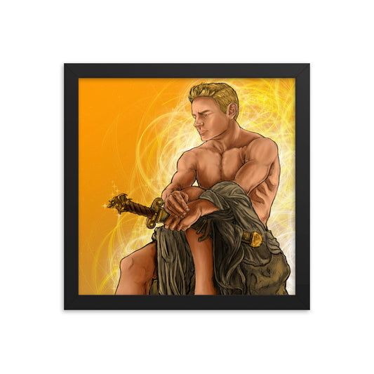 Jan Gustafsson's 1. e4 e5 Framed Poster