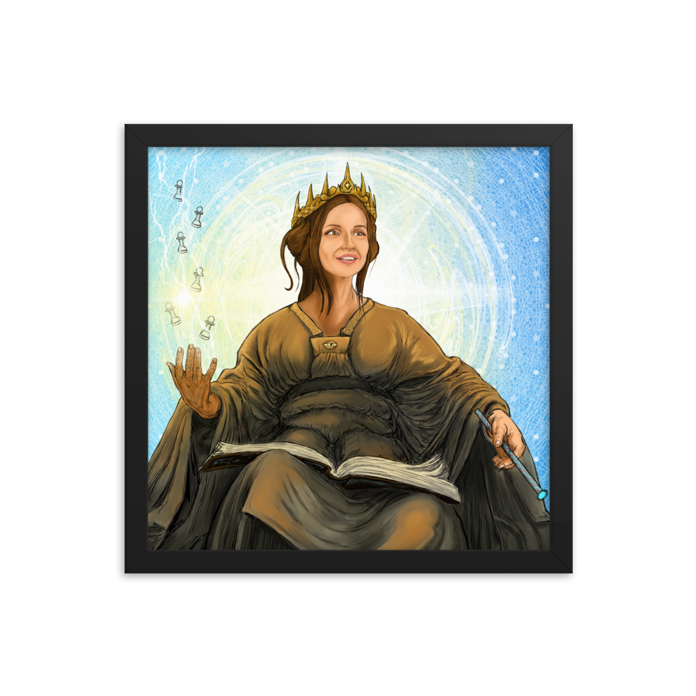 Sopiko Guramishvili Queen's Gambit Accepted Framed Poster