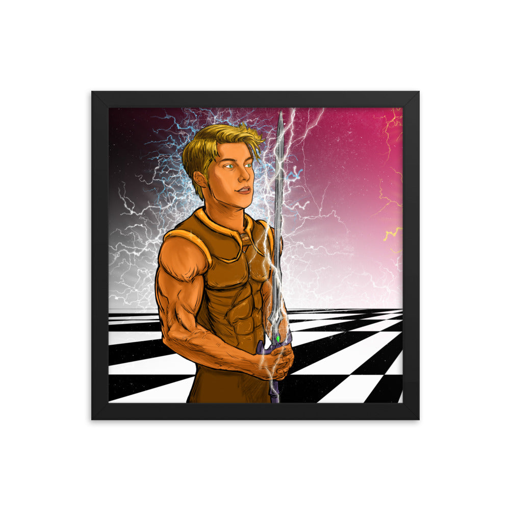 Warmerdam Queen's Gambit Janowski Framed Poster