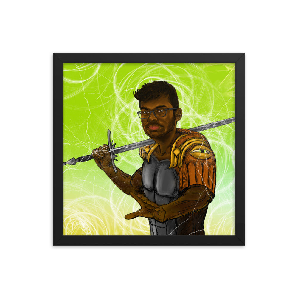 Sethuraman's 1. e4 e5 Framed Poster