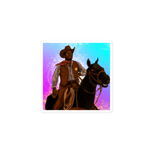 1.b3 Cowboy Sticker