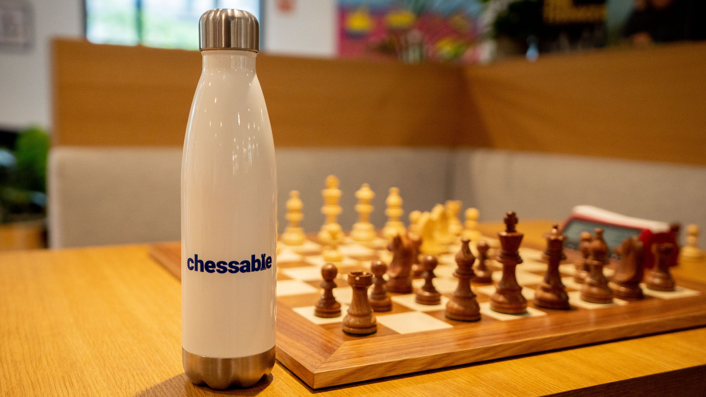 Chessable Stainless Steel Water Bottle